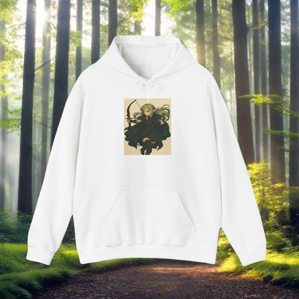 Elven Archer – Heavyweight Fantasy Hoodie by Wearverse Wearverse