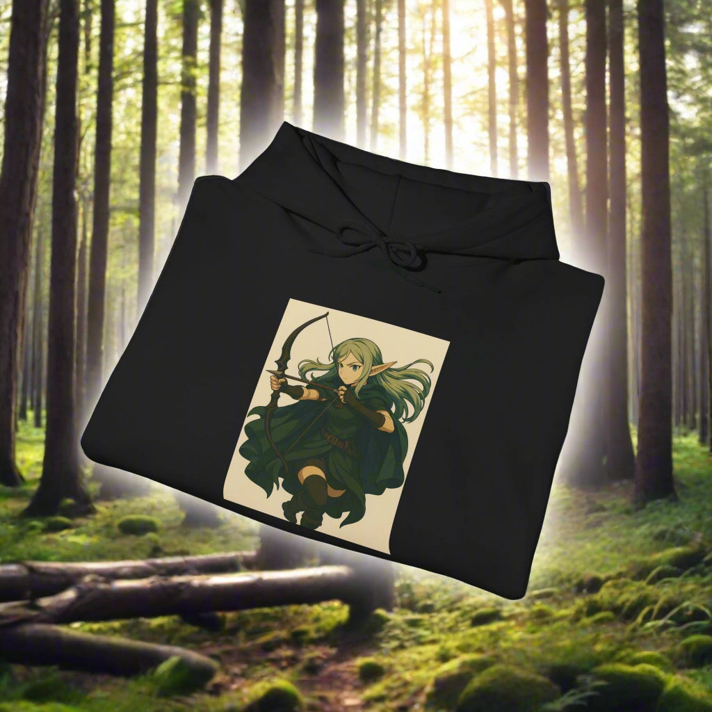 Elven Archer – Heavyweight Fantasy Hoodie by Wearverse Wearverse
