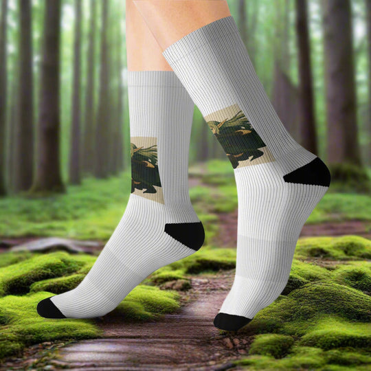 Elven Archer Socks – Fantasy Streetwear Crew Socks by Wearverse Wearverse